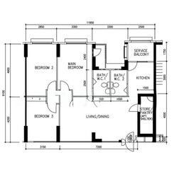 Blk 317 Sembawang Vista (Sembawang), HDB 4 Rooms #602469601
